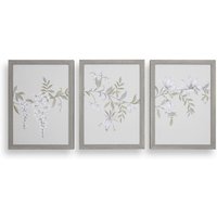 Laura Ashley - Leinwandbilder Set (3pcs) Parterre 90x40cm von Laura Ashley