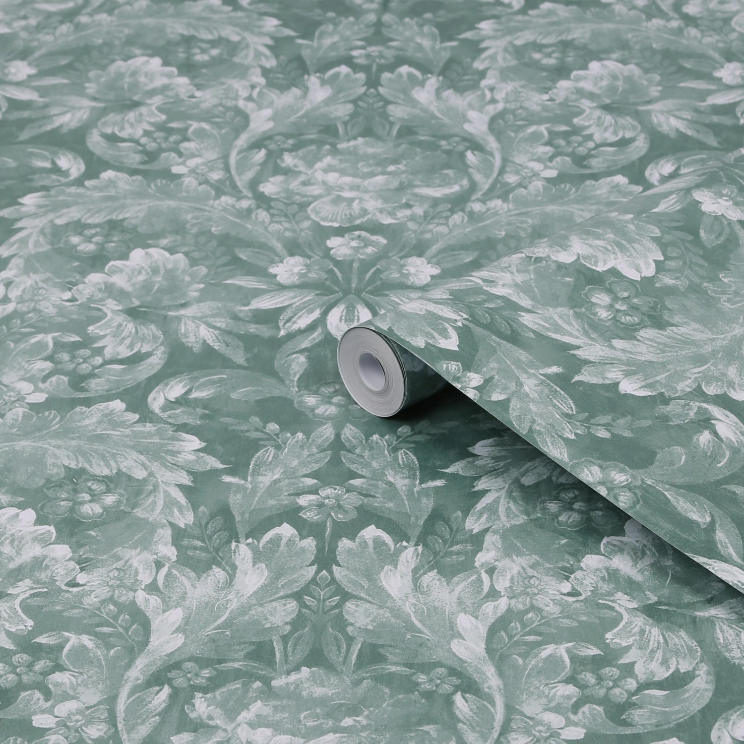 Laura Ashley Vliestapete Apolline Jade Green Grün FSC® von Laura Ashley