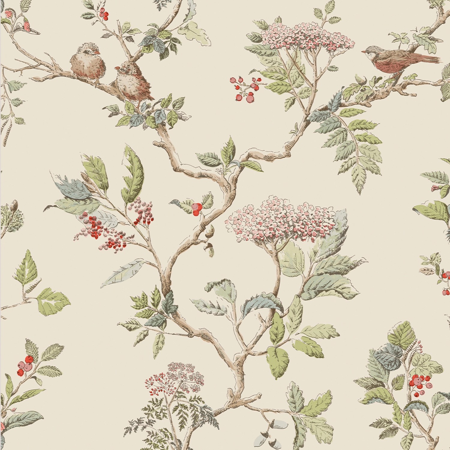 Laura Ashley Vliestapete Elderwood Natural 10,05 x 0,52 m von Laura Ashley