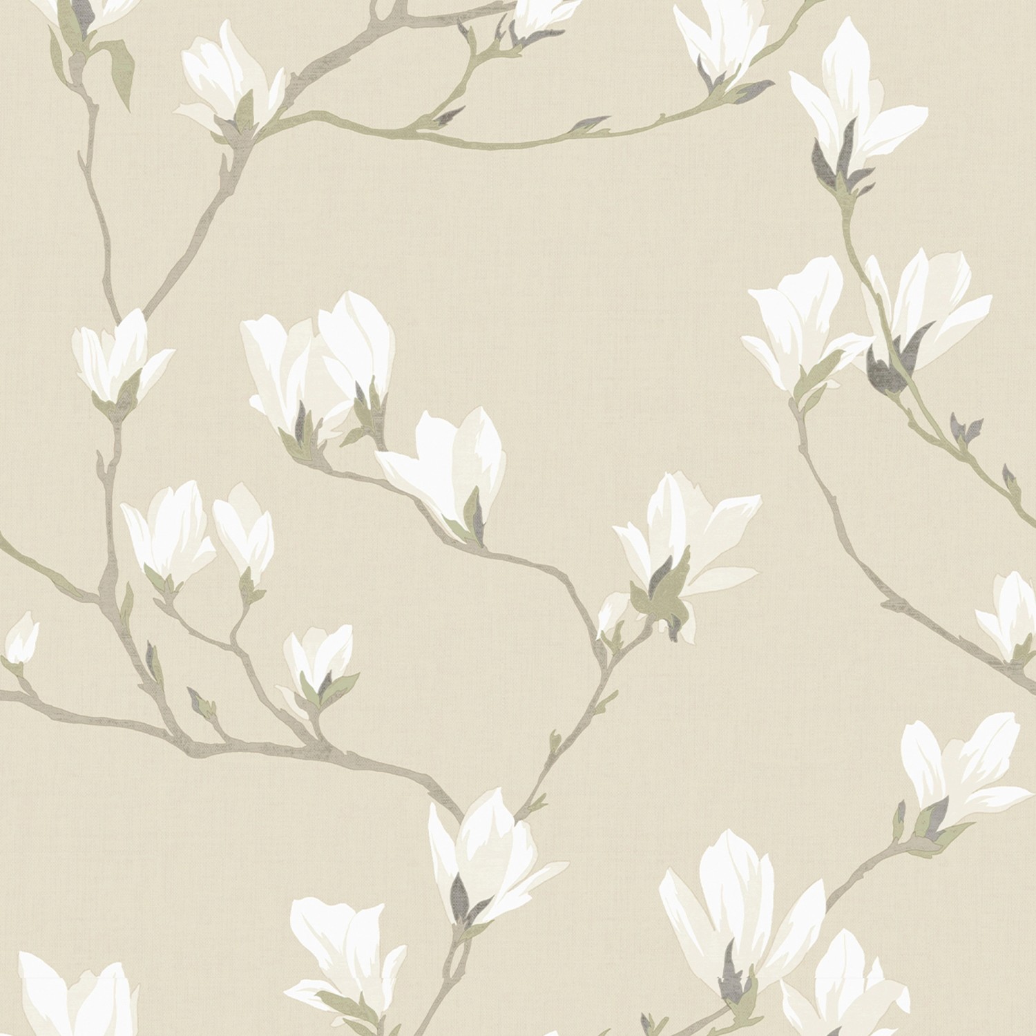 Laura Ashley Vliestapete Magnolia Grove Natural 10,05 x 0,52 m von Laura Ashley