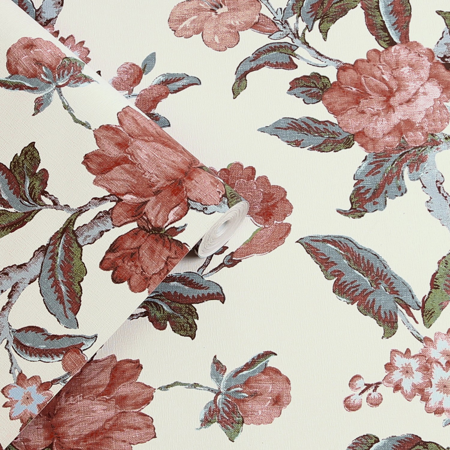 Laura Ashley Vliestapete Minera Crimson Red rot FSC® von Laura Ashley