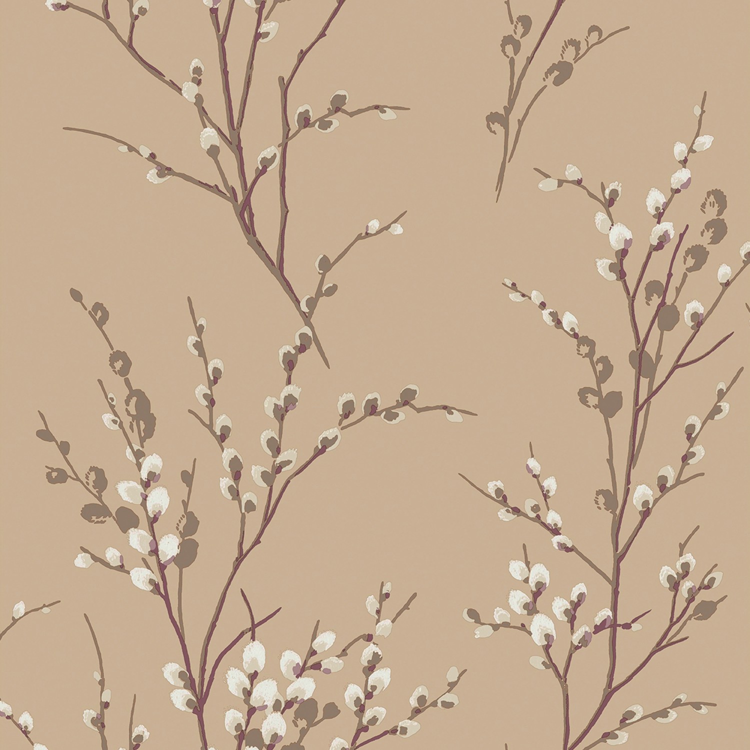 Laura Ashley Vliestapete Pussy Willow Natural 10,05 x 0,52 m von Laura Ashley