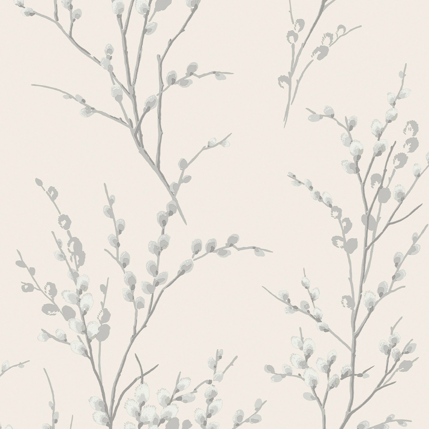 Laura Ashley Vliestapete Pussy Willow Steel 10,05 x 0,52 m von Laura Ashley