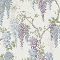 Laura Ashley - Wisteria Garden Pale Iris Vliestapete - 10mx52cm Laura Ashley - Wisteria Garden Pale Iris Vliestapete - 10mx52cm von Laura Ashley