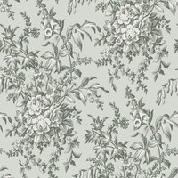 Picardie Sage Vliestapete 10mx52cm - Laura Ashley von Laura Ashley