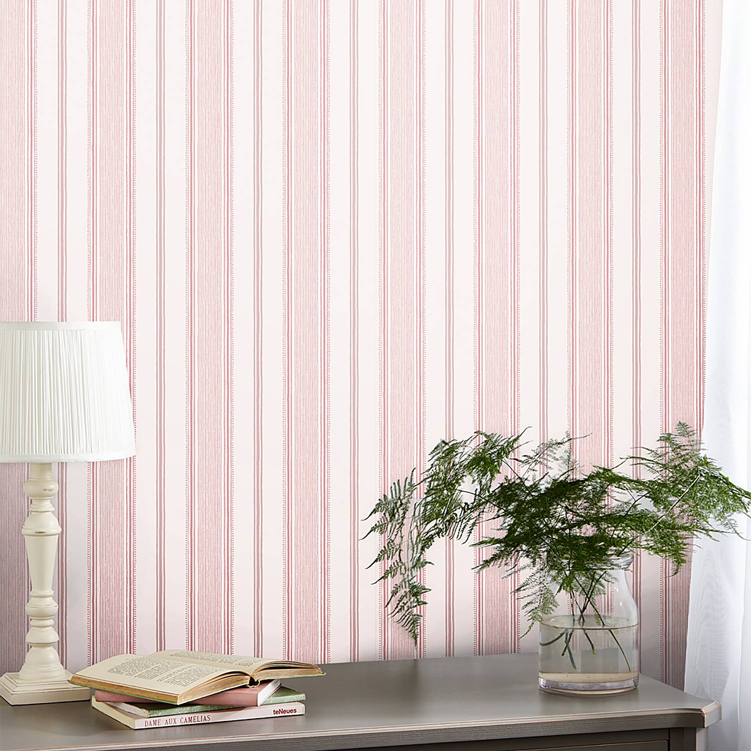 Vliestapete Laura Ashley Heacham Stripe von Laura Ashley