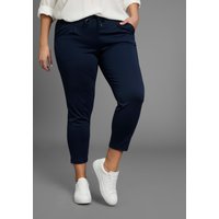 Laura Scott CURVE Jogger Pants, im sportiven Look aus formstabilem Milano Ripp - GROSSE GRÖSSE von Laura Scott Curve