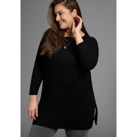 Laura Scott CURVE Longpullover, mit Seitenschlitz - GROSSE GRÖSSE von Laura Scott Curve