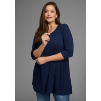 Laura Scott CURVE Tunikashirt mit 3/4-Ärmeln in schmeichelnder A-Linie – GROSSE GRÖSSEN Laura Scott CURVE Tunikashirt mit 3/4-Ärmeln in schmeichelnder A-Linie – GROSSE GRÖSSEN von Laura Scott Curve
