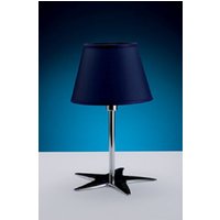 Design Tischlampe MIRENA Blau Chrom Maritim von Laura Suardi