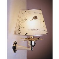 Edle Wandlampe Antik Maritim aus Messing VELIERO von Laura Suardi