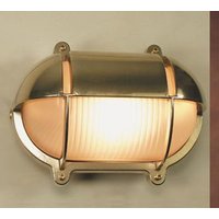 LED Außenwandleuchte Schiffslampe Messing Glas IP54 von Laura Suardi