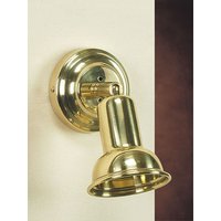 Messing Spot Lampe Jugendstil Antik RENZO von Laura Suardi