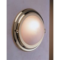 Messing Wandlampe LED Ø26cm 3000K Flur Badezimmer von Laura Suardi