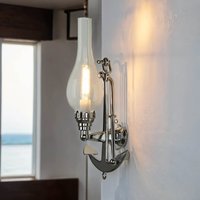 Wandlampe ANCORA Chrom Messing Maritim Badezimmer von Laura Suardi