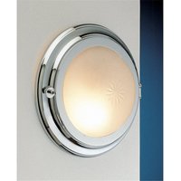 Wandlampe LED Chrom aus Messing Flur Badezimmer von Laura Suardi