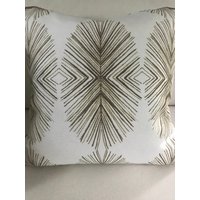 Akzent Kissenbezug, Tulum Muster, Sand Farbe Weg, 22 X 22, Seil Welting, Gelappt Zip, Einsatz Nicht Enthalten, Versand Enthalten von LauraBraunInteriors