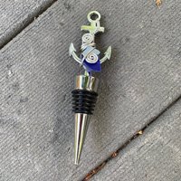 Anker Flaschenverschluss, Weinflaschenverschluss, Gastgeschenk, Einweihungsgeschenk, Weihnachtsgeschenk, Geschenke Unter 25 von LauraMooreDesignsLLC