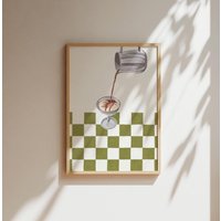 Limited Edition Affogato Bild, Kunstdruck, Ölpastell Wanddeko, Fine Art Print Grün, Poster 30x40cm Limited Edition Affogato Bild, Kunstdruck, Ölpastell Wanddeko, Fine Art Print Grün, Poster 30x40cm von LauraNederkorn