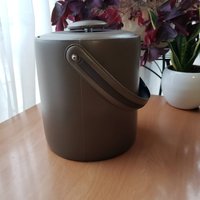 Vintage Georges Briard Brown Kunstleder Eiskübel Vintage Georges Briard Brown Kunstleder Eiskübel von LaurasFunFindsCA