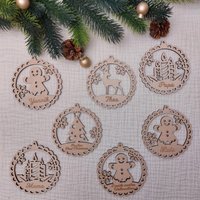 Holz Weihnachtskugeln Personalisierbar/Weihnachtsdeko Weihnachten Christbaumschmuck Personalisiert Holz Weihnachtskugeln Personalisierbar/Weihnachtsdeko Weihnachten Christbaumschmuck Personalisiert von LaurasKreativecke