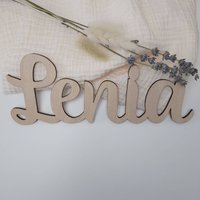 Schriftzug Name Personalisiert Holz/Holzbuchstaben Kinderzimmertür Schriftzug Name Personalisiert Holz/Holzbuchstaben Kinderzimmertür von LaurasKreativecke