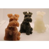 Schnauzer Hund Kerze | 11cm Candle Geschenkidee Schnauzer Hund Kerze | 11cm Candle Geschenkidee von LaurasKreativstube