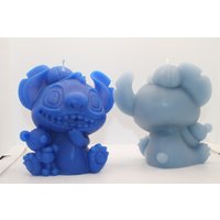 stitch Kerze | 13 cm Alien Candle Geschenkidee Farbwunsch von LaurasKreativstube