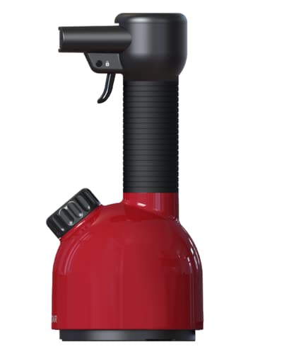 Laurastar IGGI Intense Red Tragbare Dampfreiniger, Desinfiziert und Dekontaminiert Textilien und Gegenstände, Praktisch, Elegant und Kompakt von Laurastar
