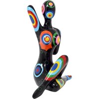 Große Statue Einer Runden, Sitzenden Frau, "Nana-Tänzerin" Aus Mehrfarbigem Harz. Höhe 53 Zentimeter A Große Statue Einer Runden, Sitzenden Frau, "Nana-Tänzerin" Aus Mehrfarbigem Harz. Höhe 53 Zentimeter A von LaureTerrier