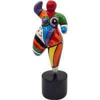Runde Frauenstatue "Nana-Tänzerin" Aus Mehrfarbigem Harz, Höhe 15 Zentimeter von LaureTerrier