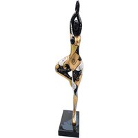 Sehr Große Statue Einer Runden Frau „Dancing Nana" Aus Mehrfarbigem Harz. Modell „Jaya" Von Laure Terrier. Höhe 120 Zentimeter von LaureTerrier