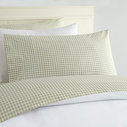 Laurel & Mayfair Bettwäsche-Set mit Gingham-Muster, für Doppelbett, Grün Laurel & Mayfair Bettwäsche-Set mit Gingham-Muster, für Doppelbett, Grün von Laurel & Mayfair