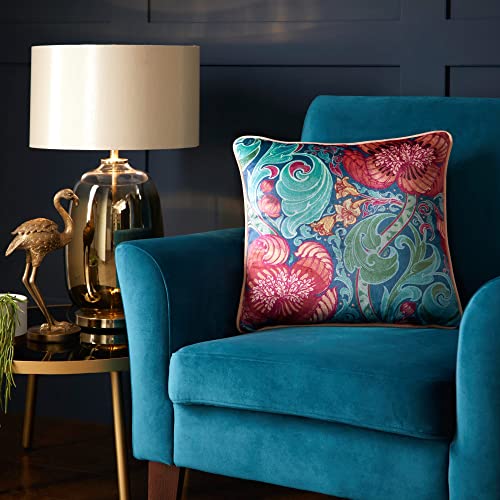 Laurence Llewelyn-Bowen - Down The Dilly Kissen gefüllt 43 x 43 cm in Blau von Laurence Llewelyn-Bowen