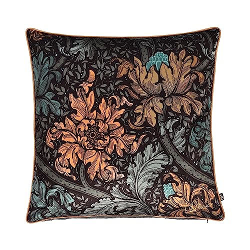 Laurence Llewelyn-Bowen - Heart of The Home Kissen mit Samtfüllung, 55 x 55 cm, goldfarben von Laurence Llewelyn-Bowen