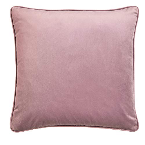 Laurence Llewelyn-Bowen Montrose-Samt-Kissen, gefüllt, 43 x 43 cm, Blush von Laurence Llewelyn-Bowen