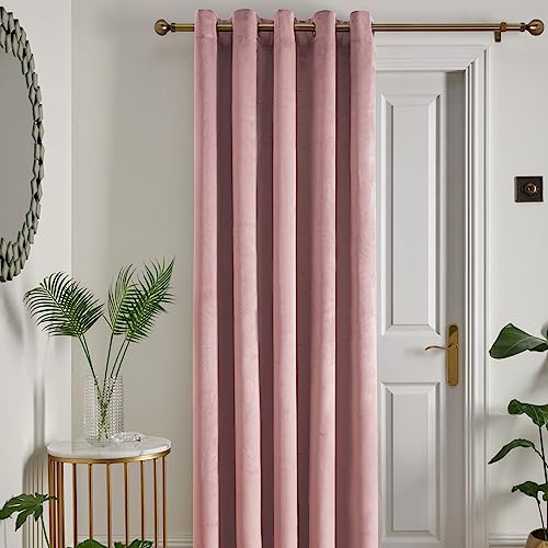 Laurence Llewelyn-Bowen - Montrose Verdunkelungsvorhang mit Ösen, Samt, 168 x 214 cm, Blush Laurence Llewelyn-Bowen - Montrose Verdunkelungsvorhang mit Ösen, Samt, 168 x 214 cm, Blush von Laurence Llewelyn-Bowen