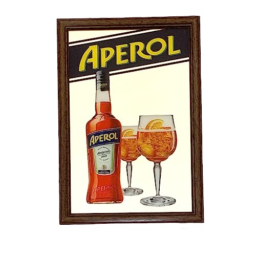 Aperol Spritz Kleiner Pub-Spiegel von Laurie's Pub and Bar Accessories