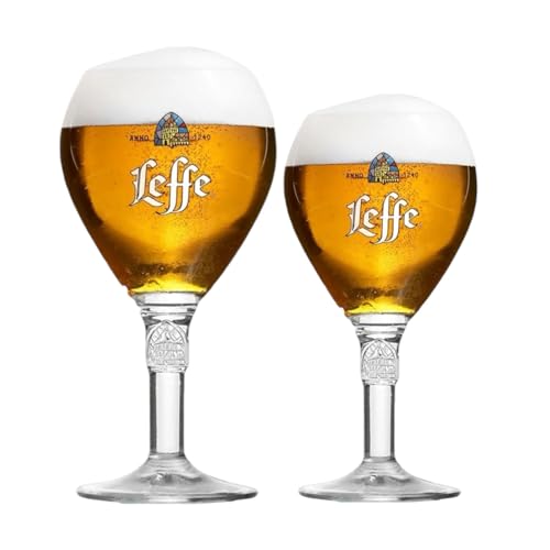 Laurie's Pub and Bar Accessories Leffe Beer Pint und Half Pint Glas von Laurie's Pub and Bar Accessories