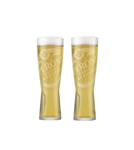 Laurie's Pub and Bar Accessories Peroni Pint-Glas, 2 Stück von Laurie's Pub and Bar Accessories