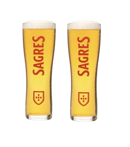 Laurie's Pub and Bar Accessories Sagres Bierglas, 2 Stück von Laurie's Pub and Bar Accessories