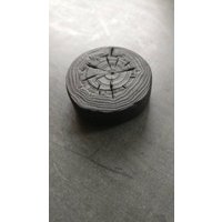 Magnetpin Aus Holz(Ulme von LaurinusWerkstatt