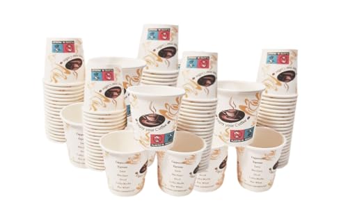 Lauroo Espresso TO GO Becher, Coffee To Go Becher, Kaffeebecher – TO GO 100 ml, 4 oz (2 x 50) -100 Stück von Lauroo