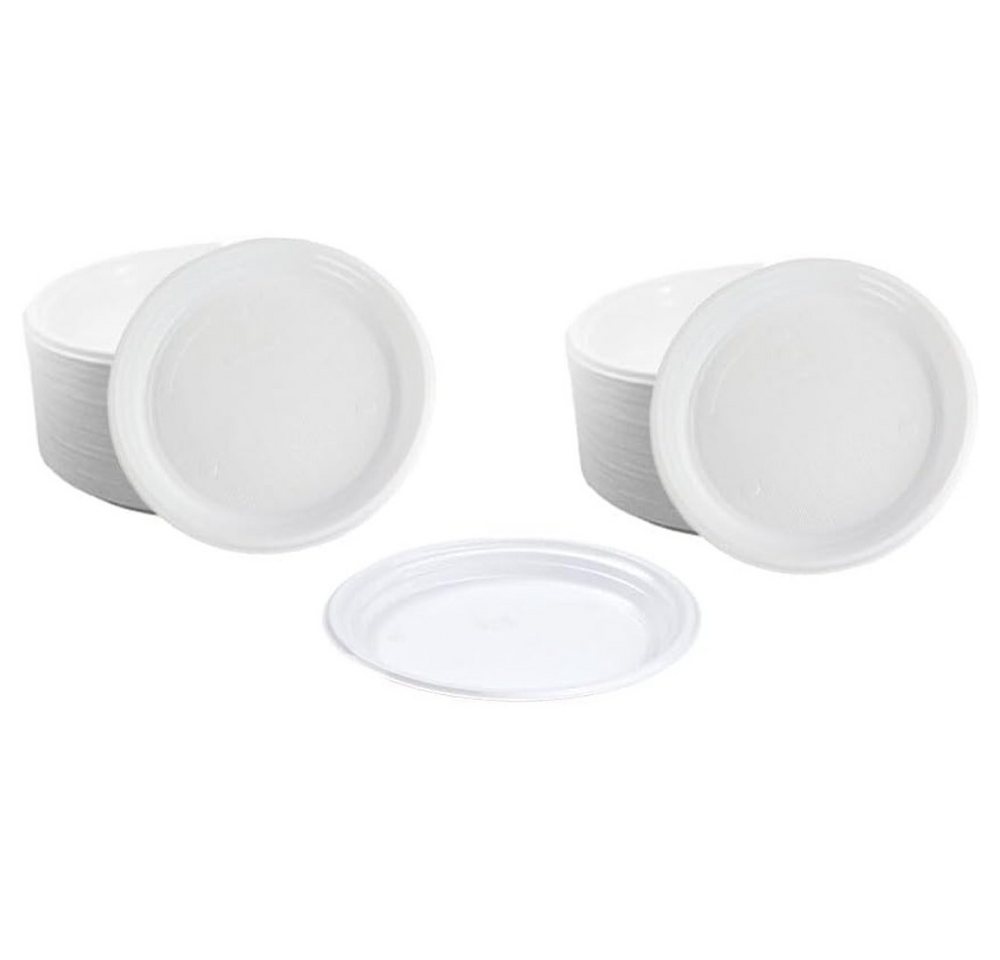 Lauroo Grillteller Menüteller Ungeteilt – Ø22 cm Teller 1000 Stück, (1000 St) von Lauroo