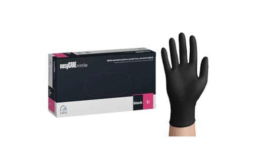 easyCare Nitrile Black Nitrilhandschuhe Einmalhandschuhe AQL 1.0 latexfrei puderfrei 100 Stk Größe - S easyCare Nitrile Black Nitrilhandschuhe Einmalhandschuhe AQL 1.0 latexfrei puderfrei 100 Stk Größe - S von Lauroo