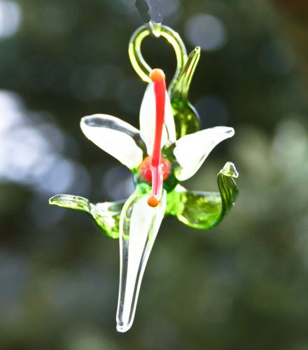 Lauschaer Glaskunst Orchideenblüte klein weiß Lauschaer Glaskunst Orchideenblüte klein weiß von Lauschaer Glaskunst