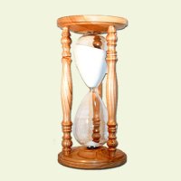 Lauschaer Glaskunst Sanduhr Kirsche Rustic, Laufzeit 45 min von Lauschaer Glaskunst