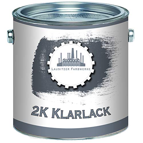 Lausitzer Farbwerke traditioneller & glänzender 2K Klarlack im Set transparent (1 L) von Lausitzer Farbwerke