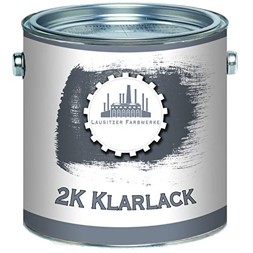 Lausitzer Farbwerke traditioneller & glänzender 2K Klarlack im Set transparent (2,5 L) von Lausitzer Farbwerke