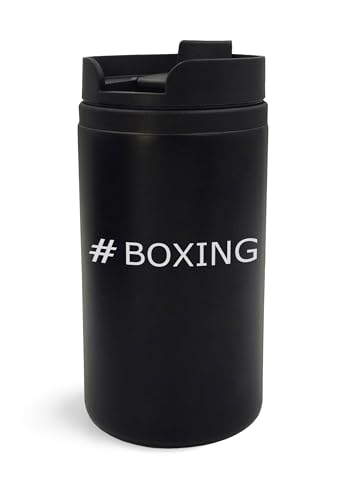 Hashtag Boxing Sport Gravierter Kunst Reisebecher Isoliert Hashtag Boxing Sport Gravierter Kunst Reisebecher Isoliert von Lauthings